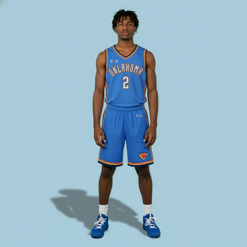 Custom Oklahoma Inspired Core Basketball Singlet
