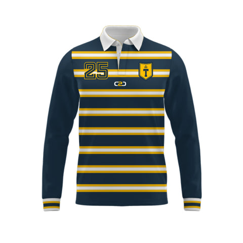 Knitted Rugby Jersey 08 Design Your Own Custom Front