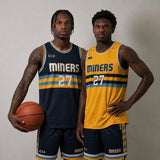 Miners Core Reversible Basketball Singlet U Neck Design Your Own
