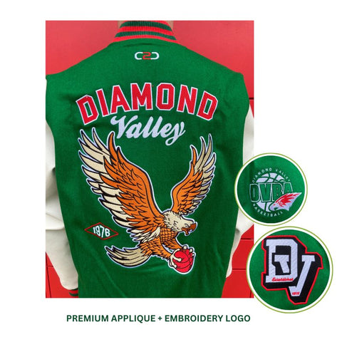 Premium Applique and Embroidery logo - Coast 2 Coast Sports