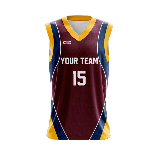 Custom BEAR Core Basketball Singlet Front View