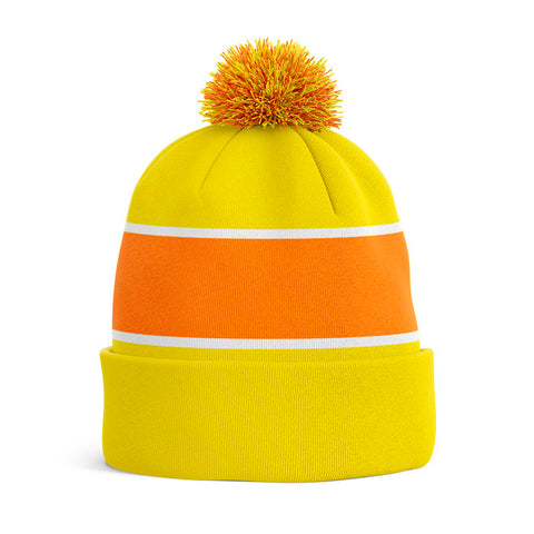 Custom Tour Time Knitted Sports Beanie Back View