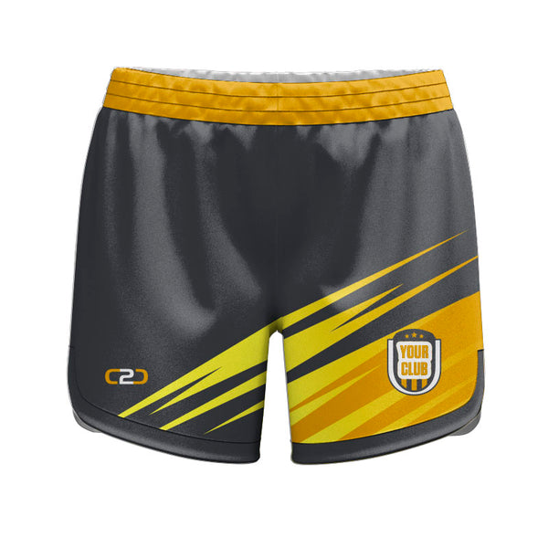 Custom SLASHER Ladies Shorts 13CM Front View