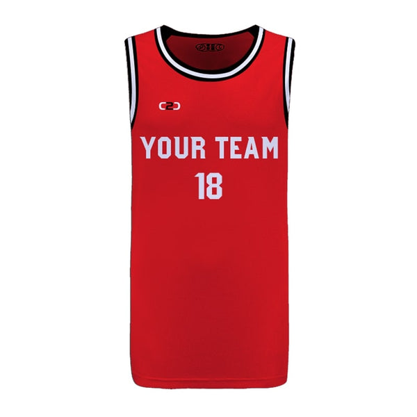 Custom RAPTORS Icon HP Split Basketball Singlet Front View
