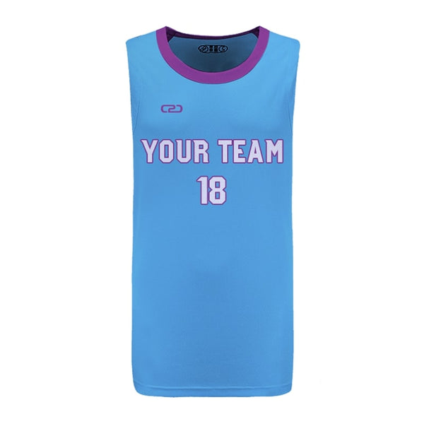 Custom VICE Icon HP Split Basketball Singlet Front View